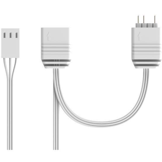 Зовнішній вигляд Система водяного охолодження OCYPUS DELTA L24 WH ARGB V2 White (DELTA-L24-WH2AAWNN02X-GL)