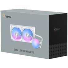 Система водяного охолодження OCYPUS DELTA L24 WH ARGB V2 White (DELTA-L24-WH2AAWNN02X-GL)