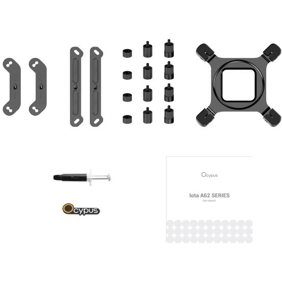 Покупка Кулер процесорний OCYPUS IOTA A62 WH White (IOTA-A62-WH2NNWD00X-GL)