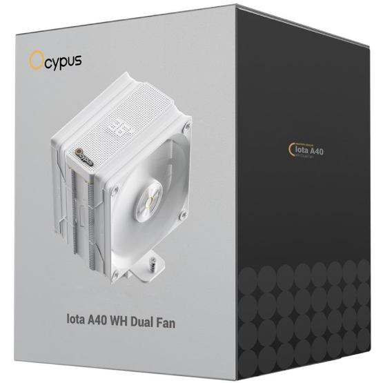 Замовити Кулер процесорний OCYPUS IOTA A40 WH DUAL FAN White (IOTA-A40-WH2NNWD00X-GL)