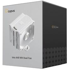 Кулер процесорний OCYPUS IOTA A40 WH DUAL FAN White (IOTA-A40-WH2NNWD00X-GL)