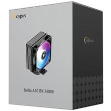Кулер процессорный OCYPUS DELTA A40 BK ARGB Black (DELTA-A40-BK1NAWN00X-GL)