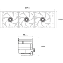 Система водяного охолодження OCYPUS Sigma L36 Pro White (SIGMA-L36-WH3ANWL00P-GL)