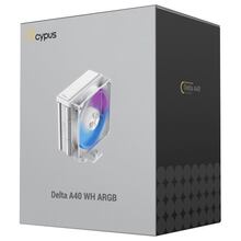 Кулер процессорный OCYPUS DELTA A40 WH ARGB White (DELTA-A40-WH1NAWN00X-GL)