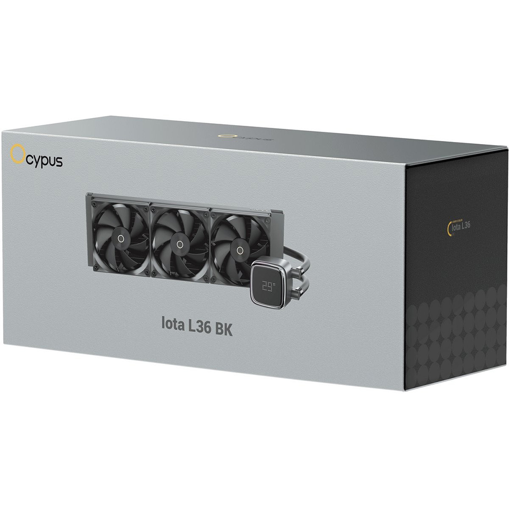 Зображення Система водяного охолодження OCYPUS Iota L36 Black (IOTA-L36-BK3ANWNN00X-GL)