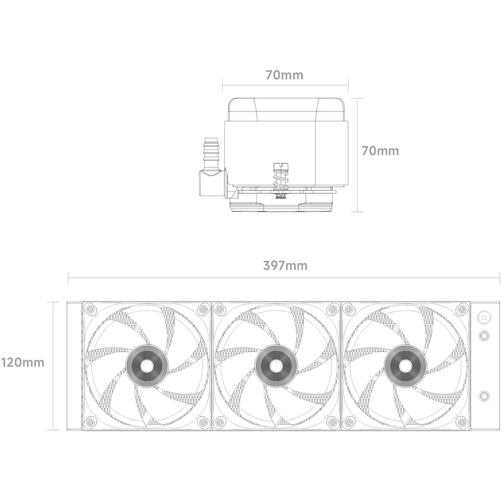 Покупка Система водяного охолодження OCYPUS Iota L36 Black (IOTA-L36-BK3ANWNN00X-GL)