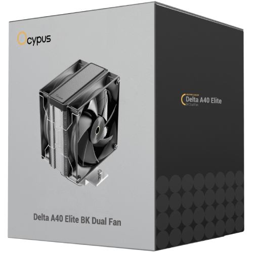 Заказать Кулер процессорный OCYPUS DELTA A40 ELITE BK DUAL FAN Black (DELTA-A40-BK2NNWN00X-GL)