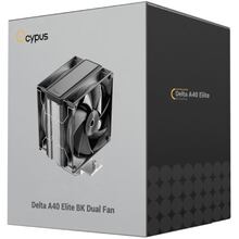 Кулер процессорный OCYPUS DELTA A40 ELITE BK DUAL FAN Black (DELTA-A40-BK2NNWN00X-GL)