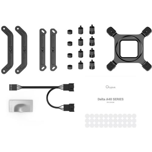 Покупка Кулер процессорный OCYPUS DELTA A40 ELITE BK DUAL FAN Black (DELTA-A40-BK2NNWN00X-GL)