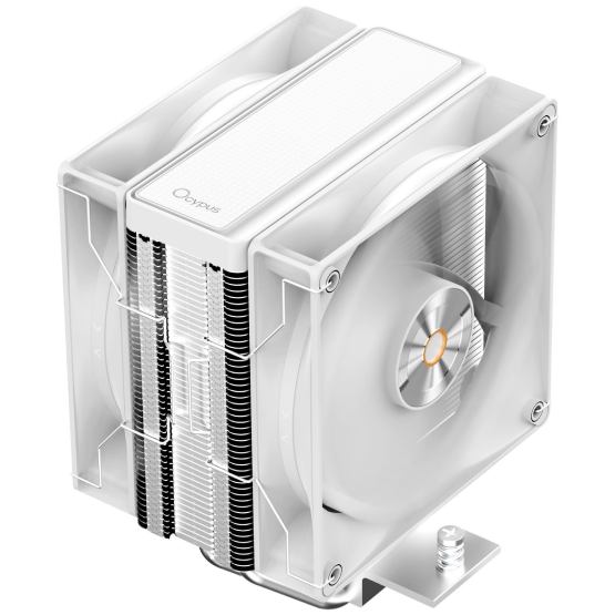 Кулер процесорний OCYPUS DELTA A40 ELITE WH DUAL FAN White (DELTA-A40-WH2NNWN00X-GL)