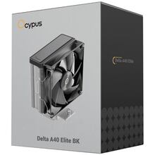 Кулер процессорный OCYPUS DELTA A40 ELITE BK Black (DELTA-A40-BK1NNWN00E-GL)