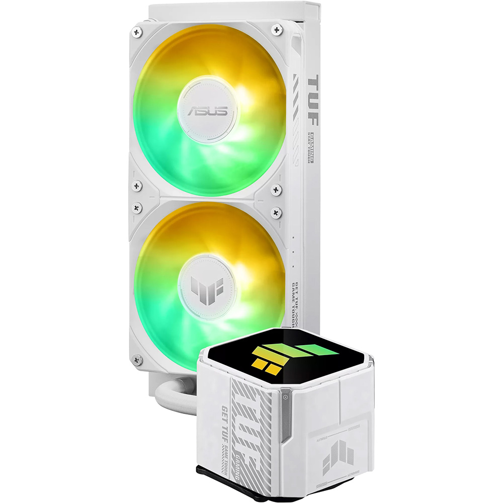 Фото Система водяного охолодження ASUS TUF Gaming LC III 240 ARGB White (90RC01J2-B0EAY0)