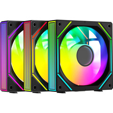 Набір корпусних кулерів OCYPUS Gamma F12 UNI BK ARGB Reverse Blade (GAMMA-F12-BK3AM01U-GL)