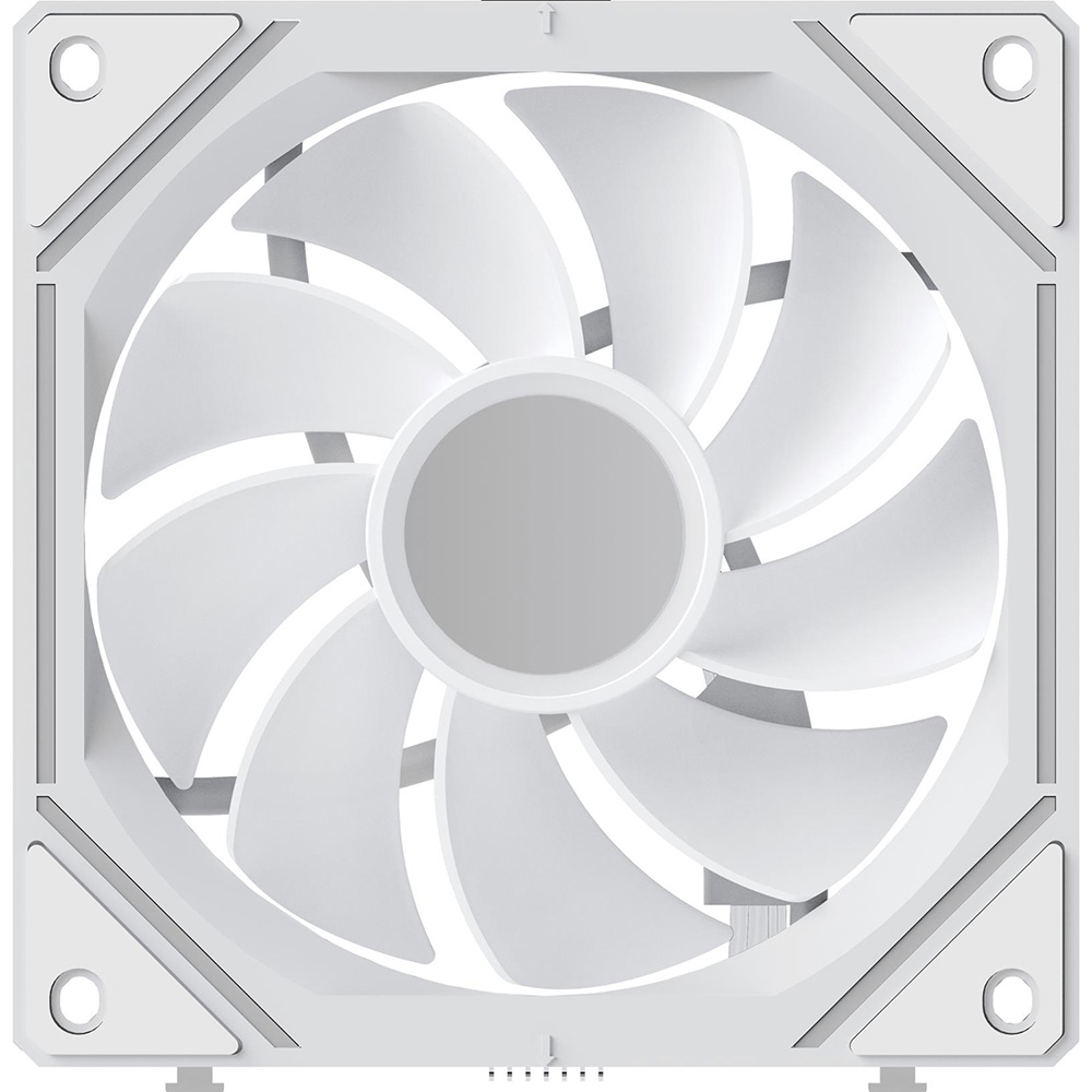 Набір корпусних кулерів OCYPUS Gamma F12 UNI WH ARGB Reverse Blade (GAMMA-F12-WH3AM01U-GL) Діаметр вентиляторав, мм 120