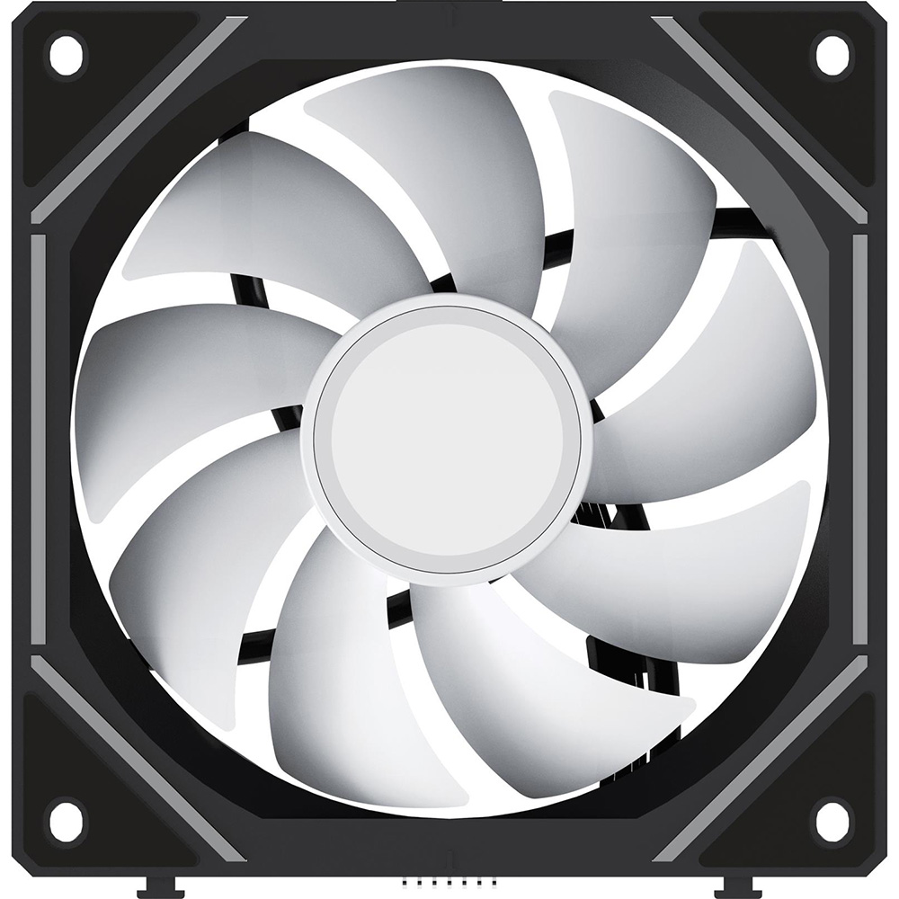 Набір корпусних кулерів OCYPUS Gamma F12 UNI BK ARGB (GAMMA-F12-BK3AM00U-GL) Діаметр вентиляторав, мм 120