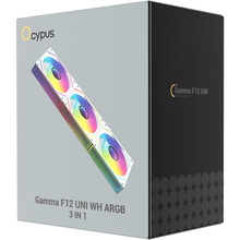Набір корпусних кулерів OCYPUS Gamma F12 UNI WH ARGB (GAMMA-F12-WH3AM00U-GL)