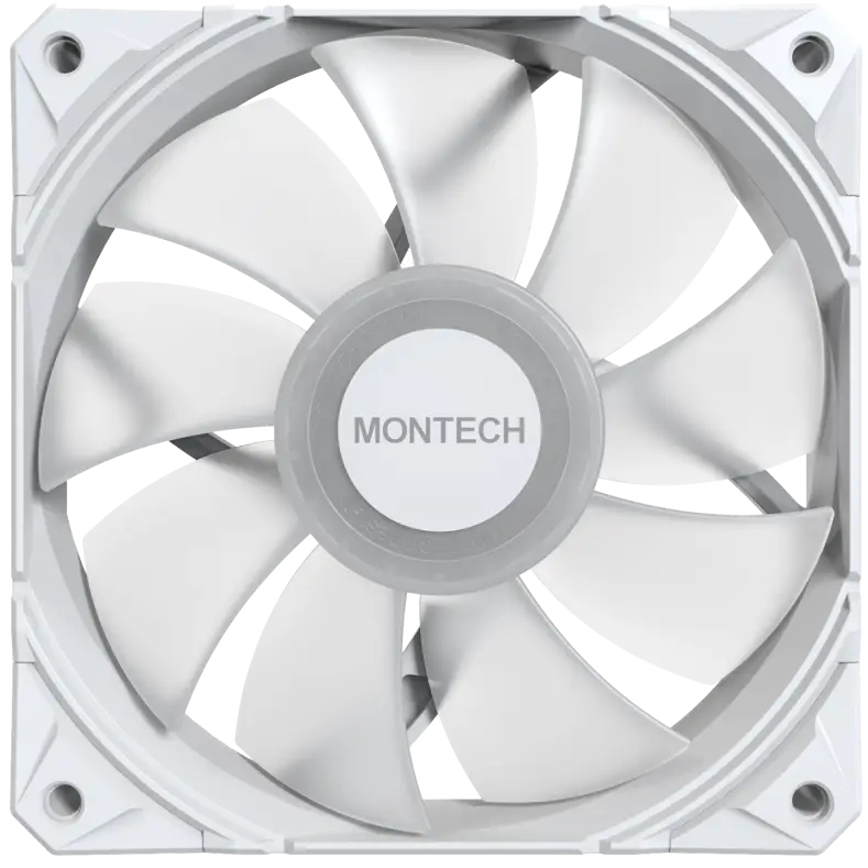 Фото Набір корпусних кулерів MONTECH 120 мм E28 ARGB 3 PACK (W)