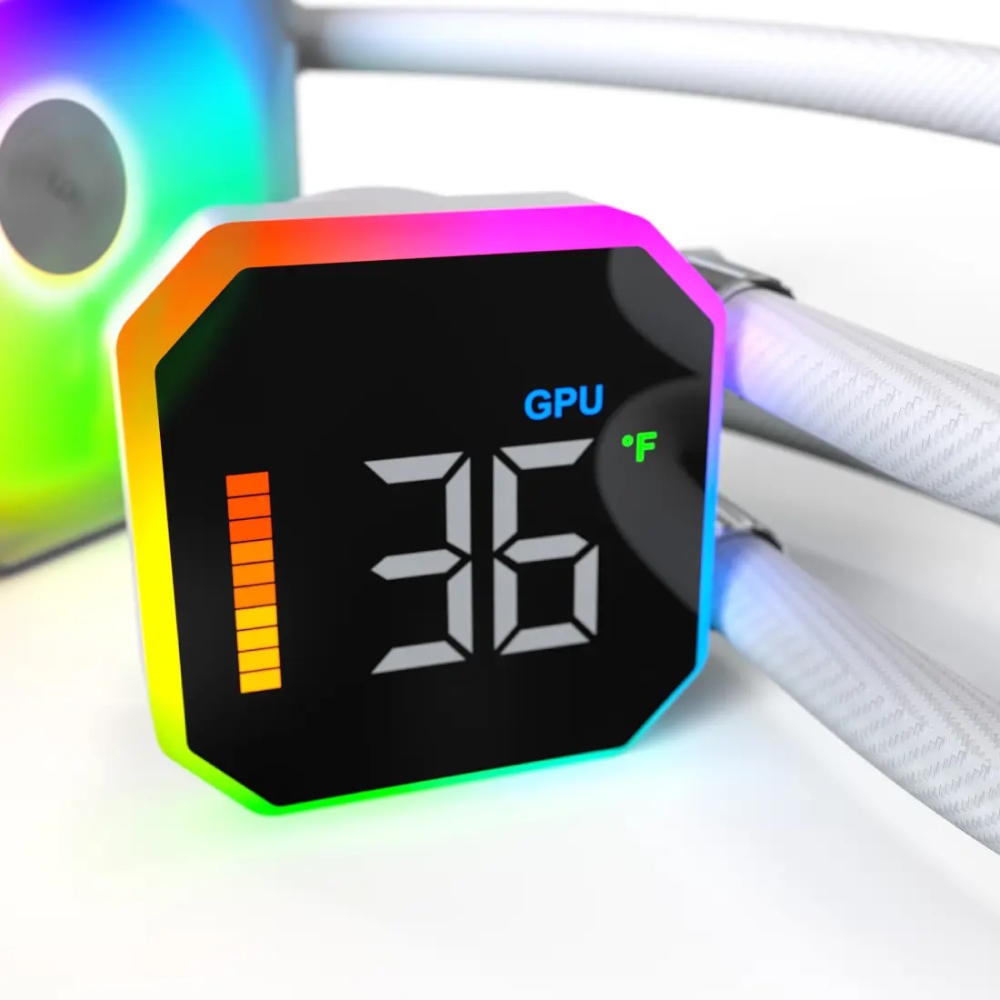 Внешний вид Система водяного охлаждения MONTECH Multi Socket HyperFlow Digital 360 (W)