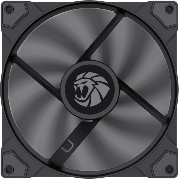 Вентилятор GameMax Aura Black (GMX-14WFBK-PWM) Диаметр вентилятора, мм 140