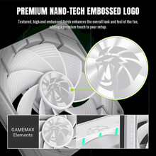 Вентилятор GameMax Tornado T12 ARGB-RW White