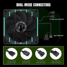 Вентилятор GameMax Tornado T12 ARGB Black