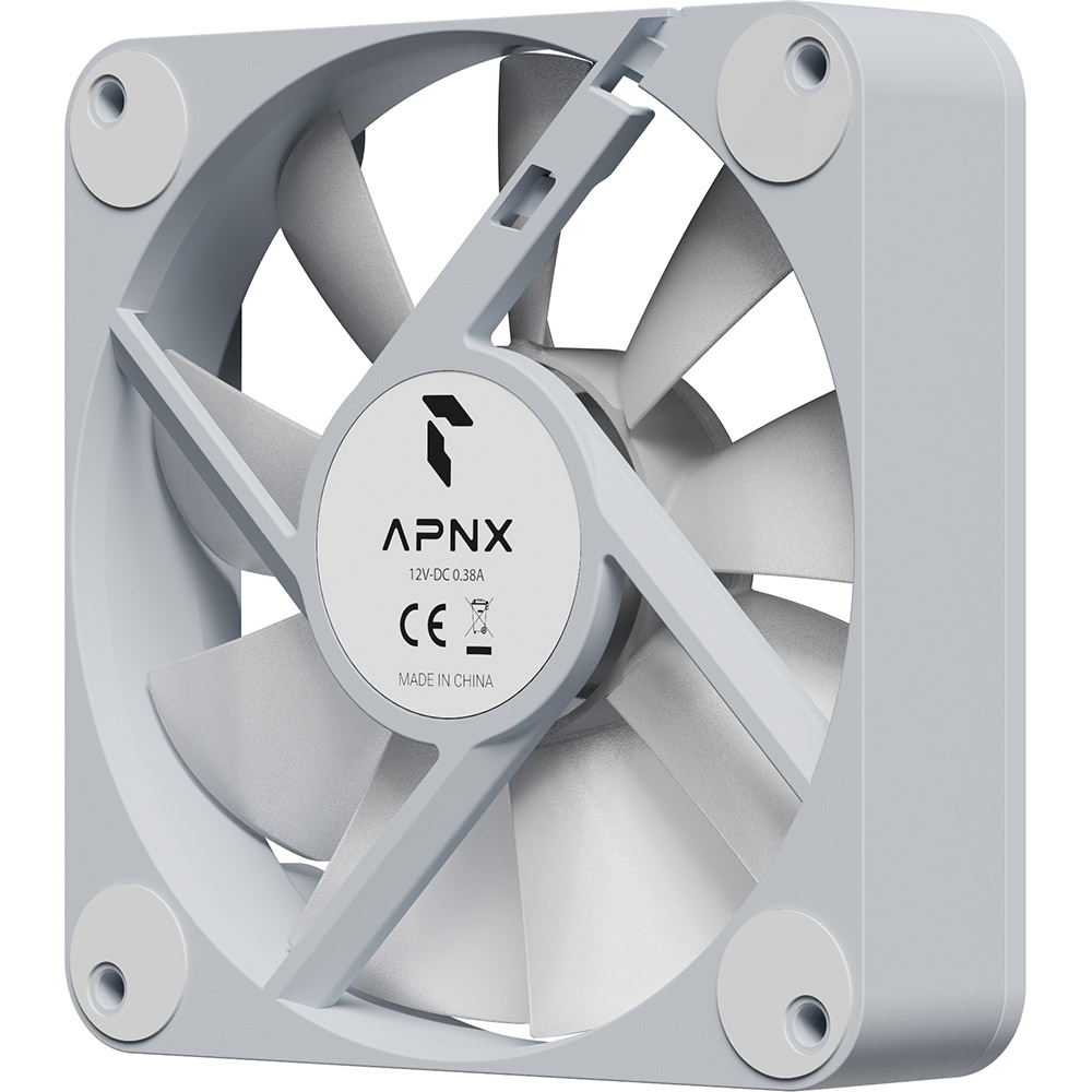 Набір кулерів корпусних APNX FP1-R 120 ARGB White - 3 Pack (APF3-PF11267.21) Діаметр вентиляторав, мм 120
