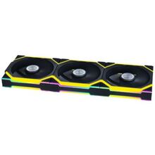 Набір корпусних кулерів LIAN LI UNI Fan SL WIRELESS LCD 120-3 REVERSE Black (G99.12RSLLCD1W3B.00)