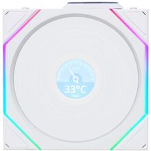 Кулер корпусний LIAN LI UNI Fan TL WIRELESS LCD 120-1 REVERSE White (G99.12RTLLCD1W1W.00)