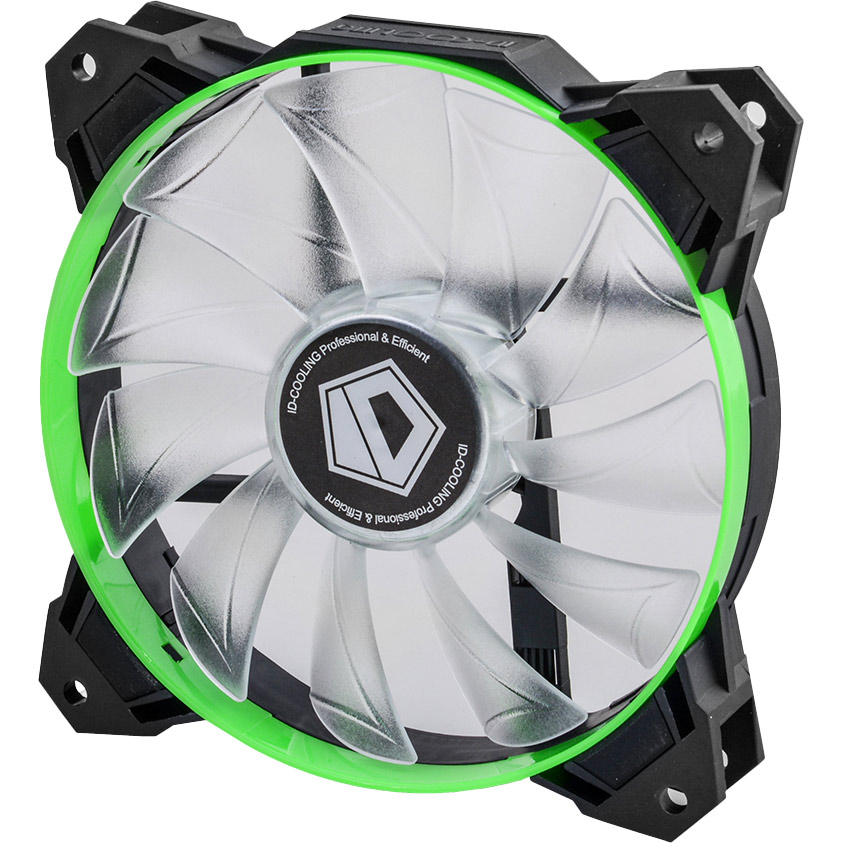 Кулер корпусный ID-COOLING 120 мм Green (SF-12025-G) Назначение для корпуса