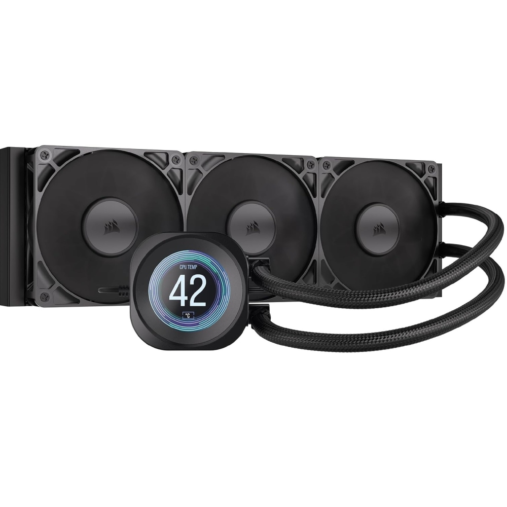 Система водяного охолодження CORSAIR Nautilus 360 RS LCD Black (CW-9061033-WW)