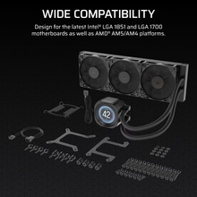 Система водяного охолодження CORSAIR Nautilus 360 RS LCD Black (CW-9061033-WW)