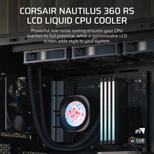 Система водяного охолодження CORSAIR Nautilus 360 RS LCD Black (CW-9061033-WW)