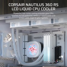 Система водяного охолодження CORSAIR Nautilus 360 RS LCD White (CW-9061034-WW)