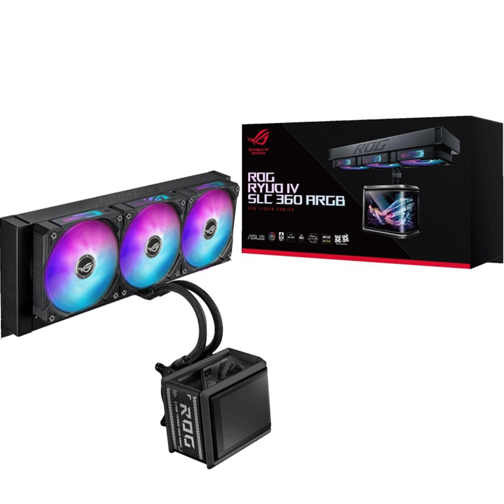 Замовити Система водяного охолодження ASUS ROG Ryuo IV SLC 360 ARGB (90RC0151-B0EAY0)
