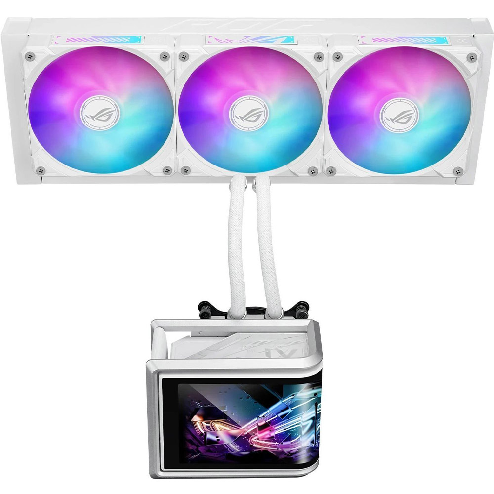 Система водяного охлаждения ASUS ROG Ryuo IV SLC 360 ARGB White (90RC0152-B0EAY0) Для сокета AM5