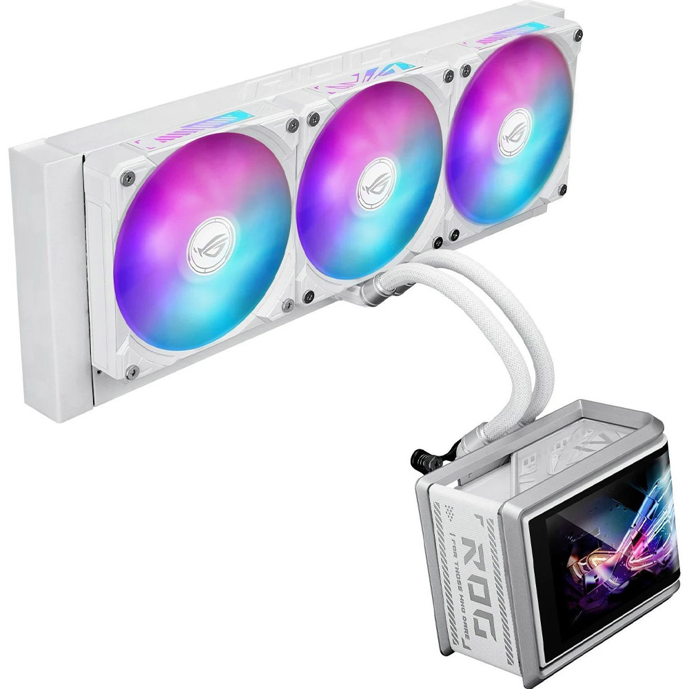 Система водяного охлаждения ASUS ROG Ryuo IV SLC 360 ARGB White (90RC0152-B0EAY0) Для сокета 1700