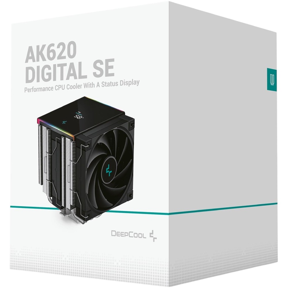 Изображение Кулер процессорный DEEPCOOL AK620 Digital SE Black (R-AK620-BKADMN-GJD)