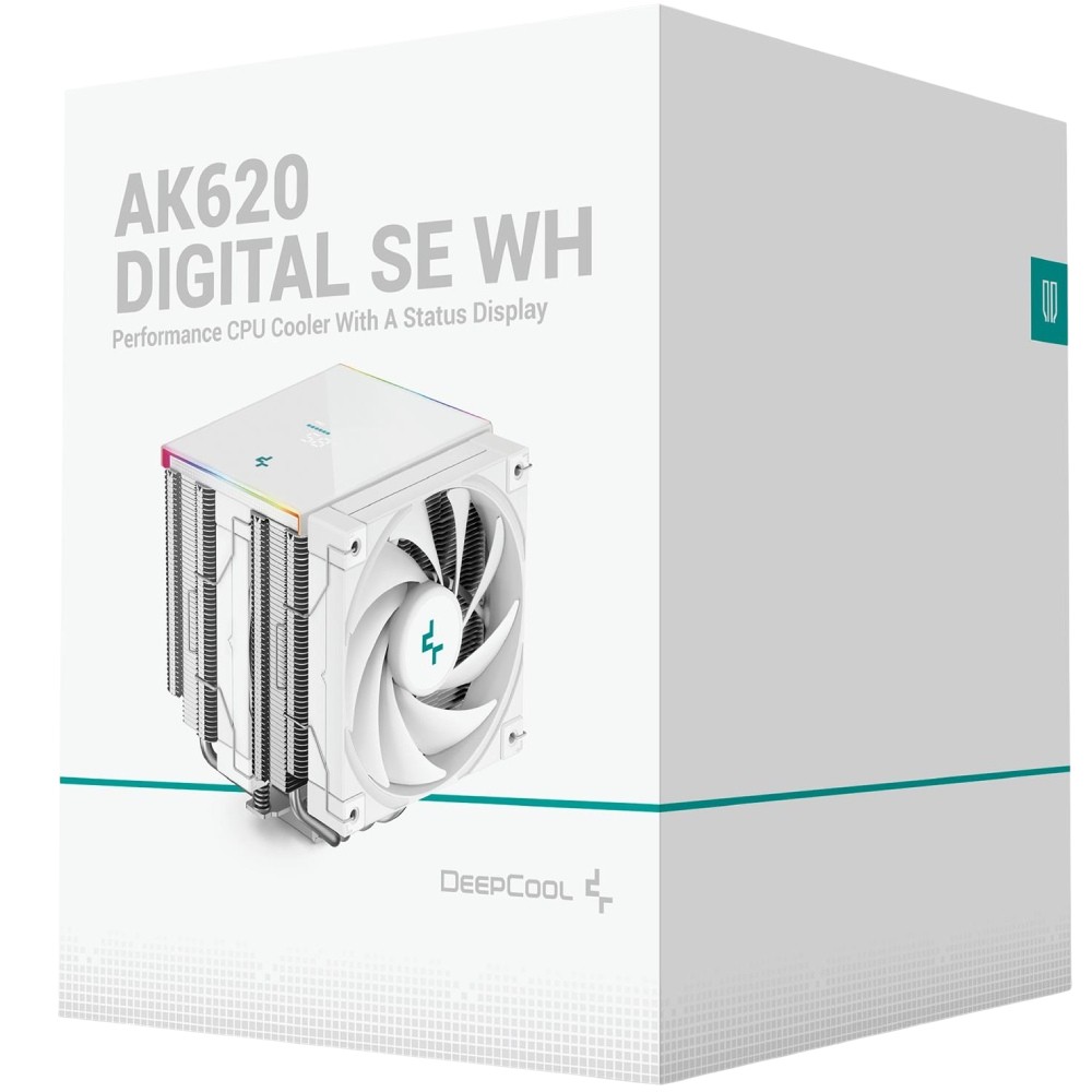 Зображення Кулер процесорний DEEPCOOL AK620 Digital WH White (R-AK620-WHADMN-GJD)
