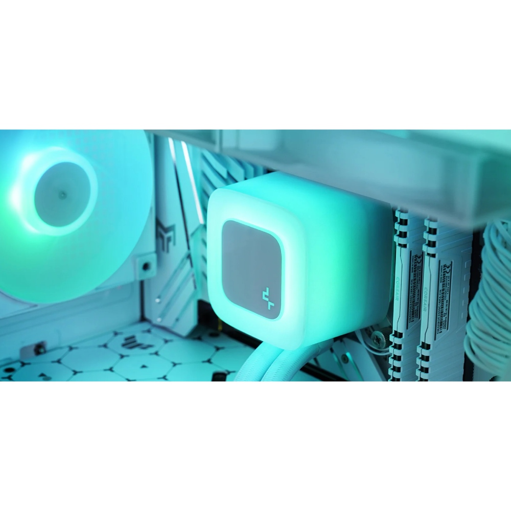 В Украине Система водяного охлаждения DEEPCOOL LE240 WH V2 White (R-LE240-WHAMMN-G-2)