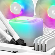Система водяного охлаждения DEEPCOOL LE240 WH V2 White (R-LE240-WHAMMN-G-2)