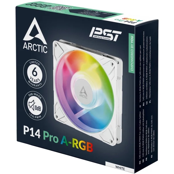 Заказать Кулер корпусный ARCTIC P14 Pro A-RGB White (ACFAN00318A)