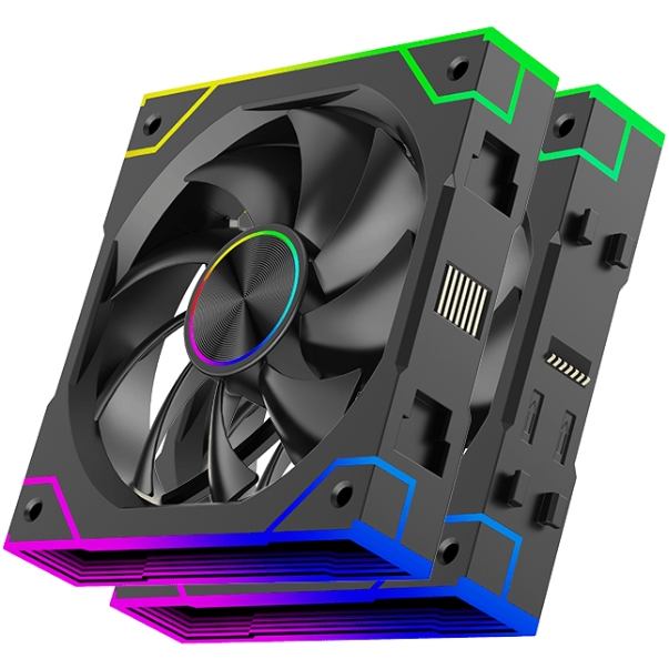 Набір кулерів корпусних XILENCE GAMING XPF360.ARGB PWM 3 шт Black (XF072) Діаметр вентиляторав, мм 120