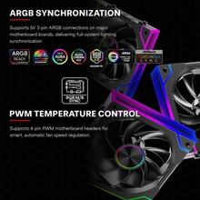 Набір корпусних кулерів XILENCE GAMING XPF360R.ARGB PWM REVERSE 3 шт Black (XF073)