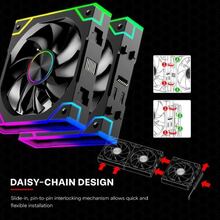 Набір корпусних кулерів XILENCE GAMING XPF360R.ARGB PWM REVERSE 3 шт Black (XF073)