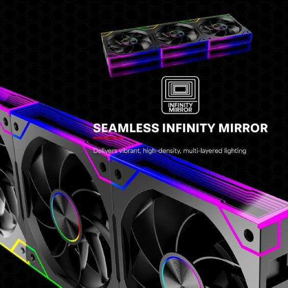 Замовити Набір корпусних кулерів XILENCE GAMING XPF360R.ARGB PWM REVERSE 3 шт Black (XF073)