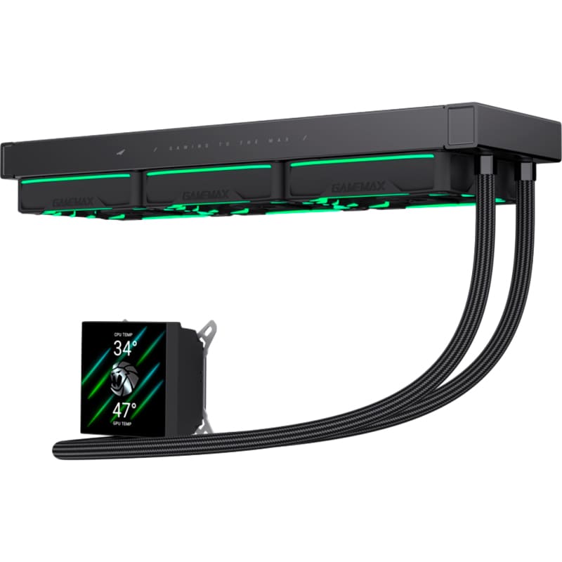 Внешний вид Система водяного охлаждения GAMEMAX HAILSTORM 360 BK