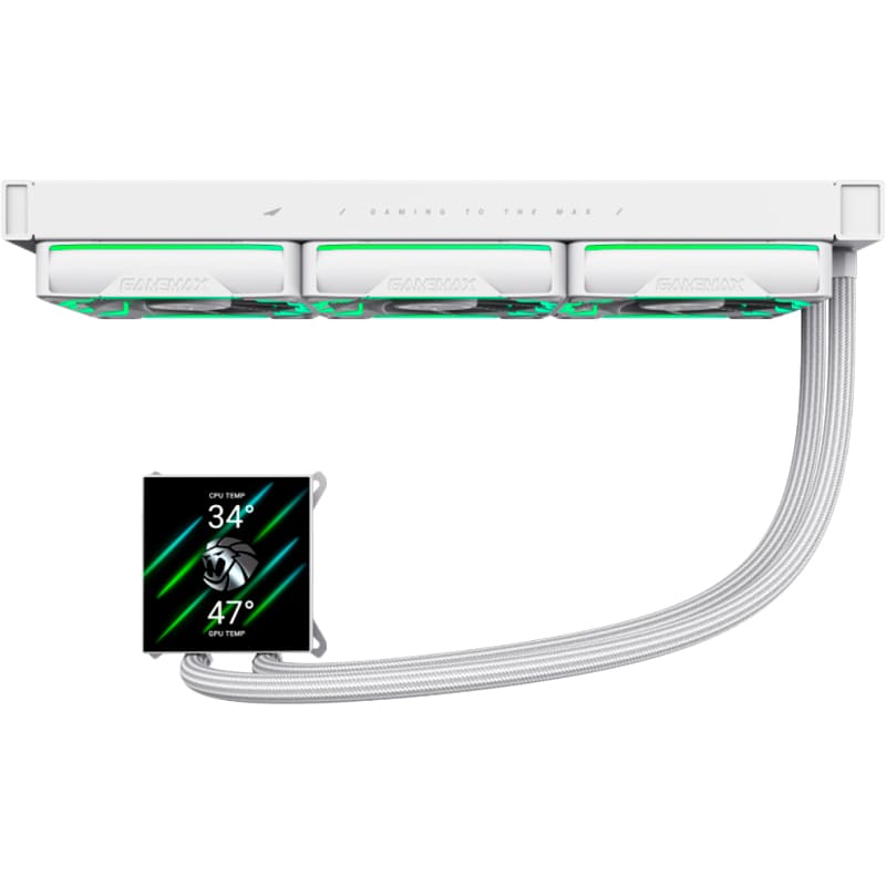Система водяного охлаждения GAMEMAX HAILSTORM 360 WH Для сокета LGA1155