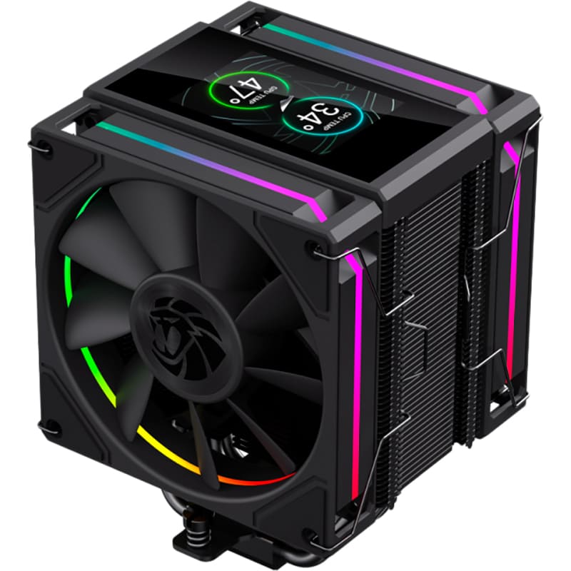 Кулер процессорный GAMEMAX SIGMA 620 BK Дополнительно 2.8'' LCD дисплей; TDP до 245 Вт