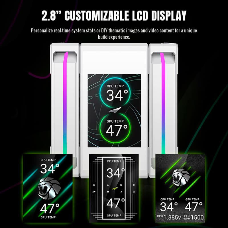 Изображение Кулер процессорный GAMEMAX SIGMA 620 WH