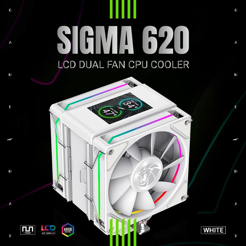 В Украине Кулер процессорный GAMEMAX SIGMA 620 WH
